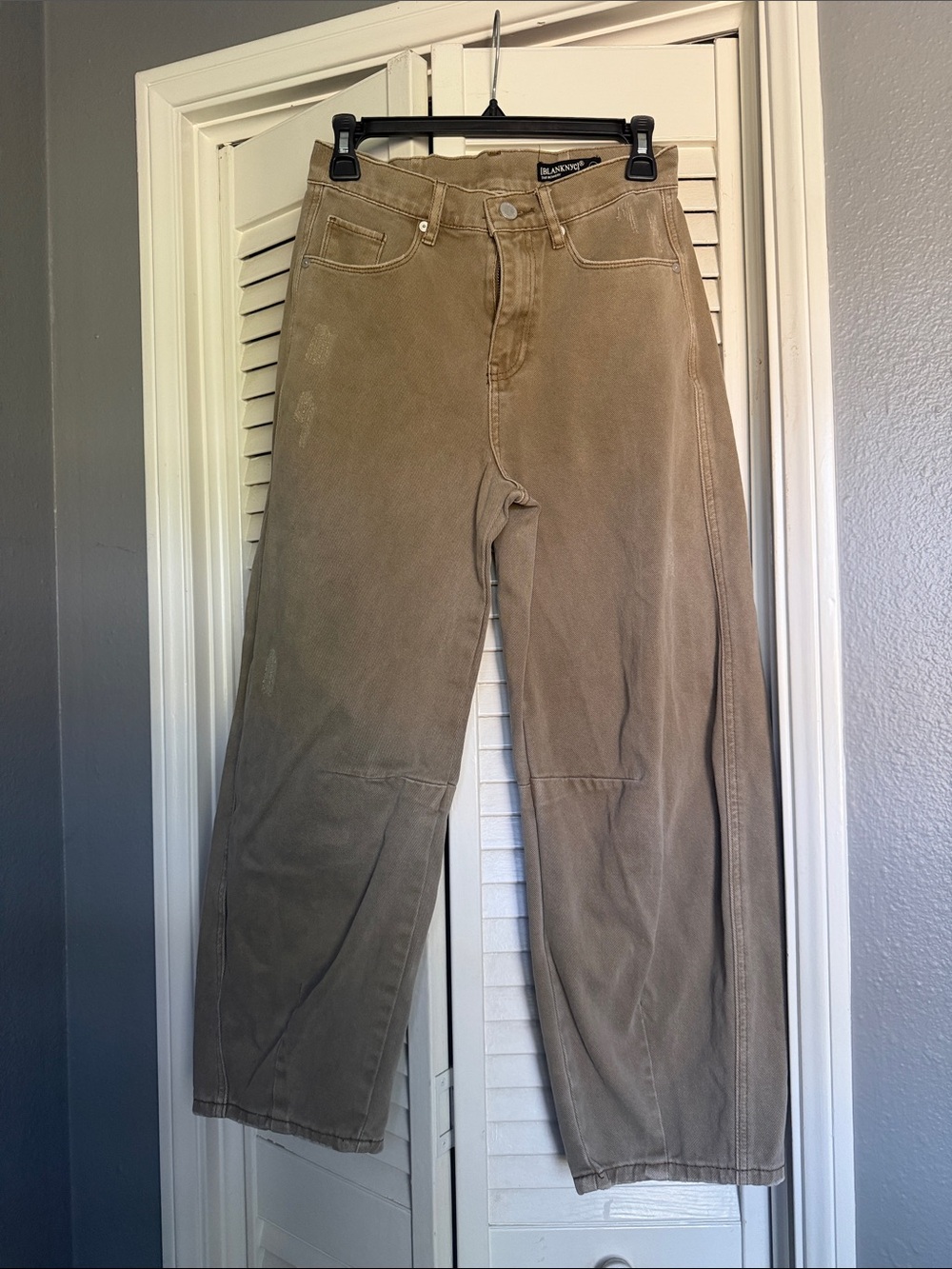 BLANKNYC Women's Bowery Barrel Leg Jeans